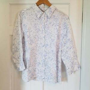 LL Bean floral top